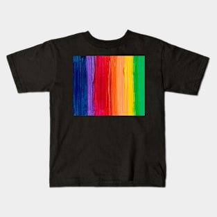 Painted Rainbow Colors Kids T-Shirt